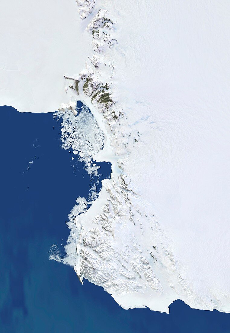 Victoria Land,Antarctic satellite image