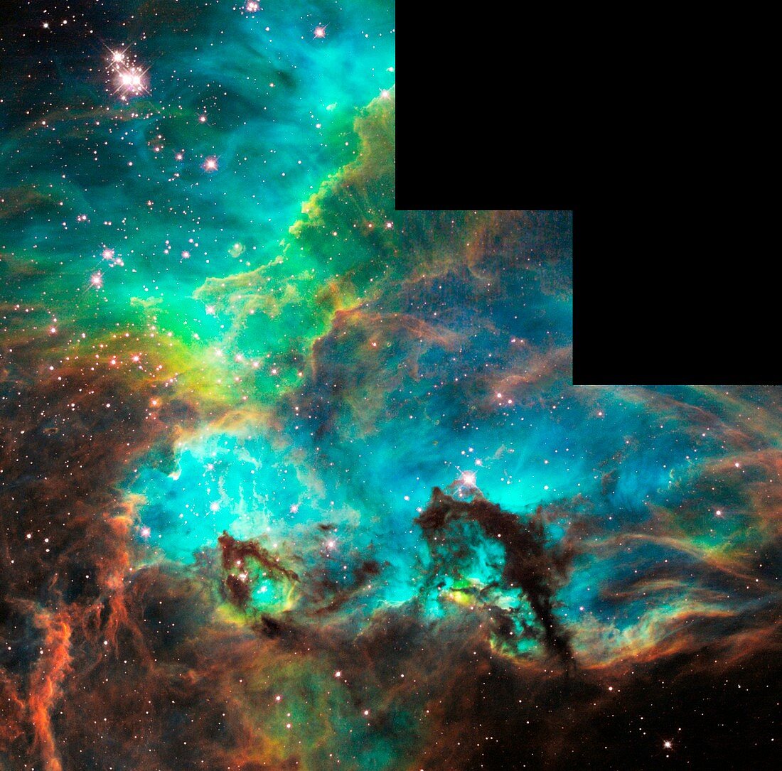 Starbirth region near NGC 2074,HST image