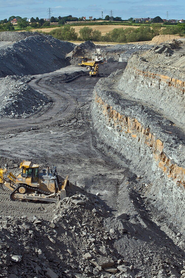Opencast coal mine