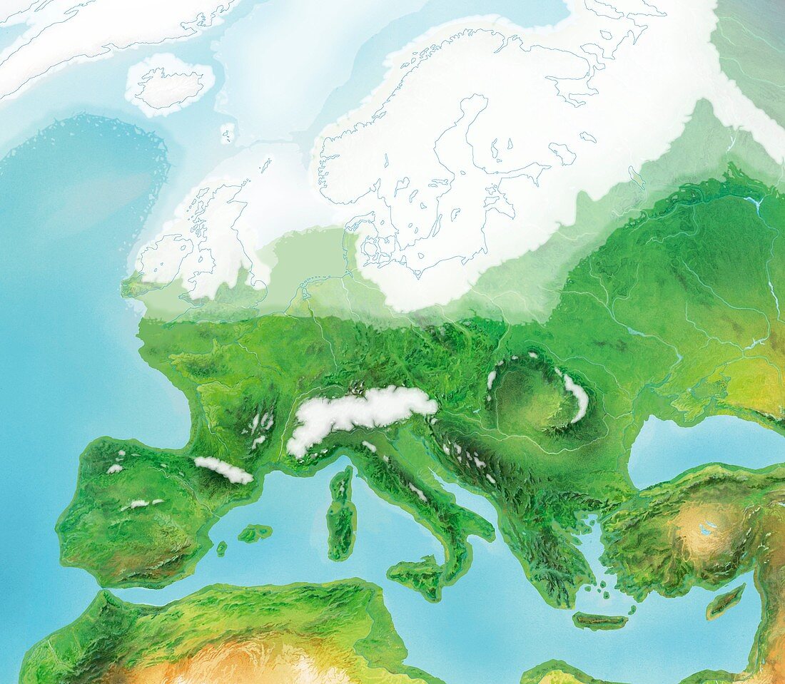 European glaciation,artwork
