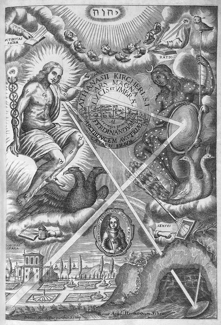 Title page of Kircher's Ars magna,1646