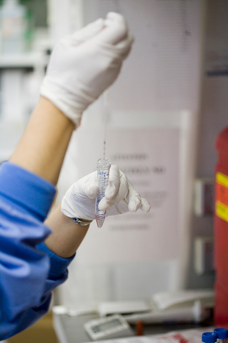 In vitro fertilization lab technician