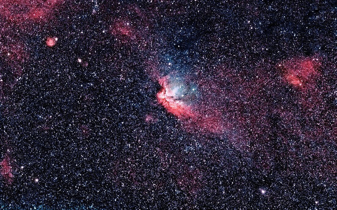 Emission nebula Sharpless 142