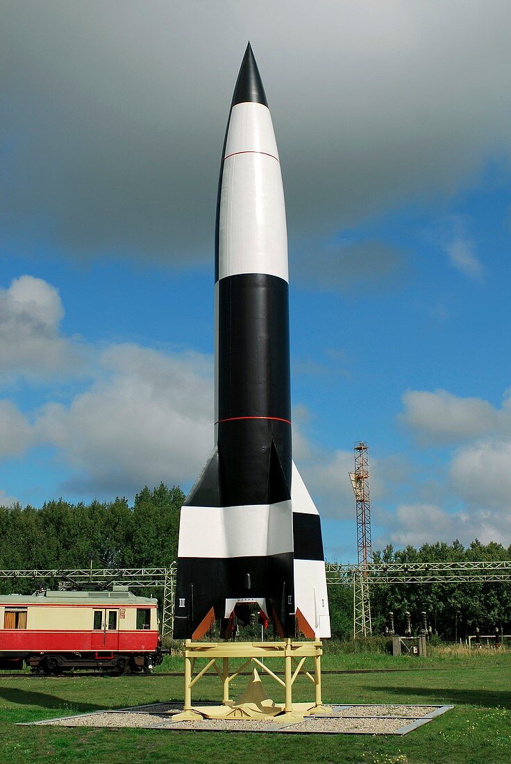 V-2 rocket display,Peenemunde