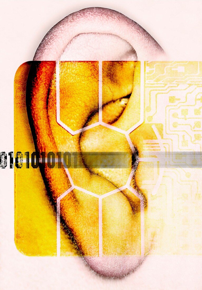 Biometric data,conceptual image