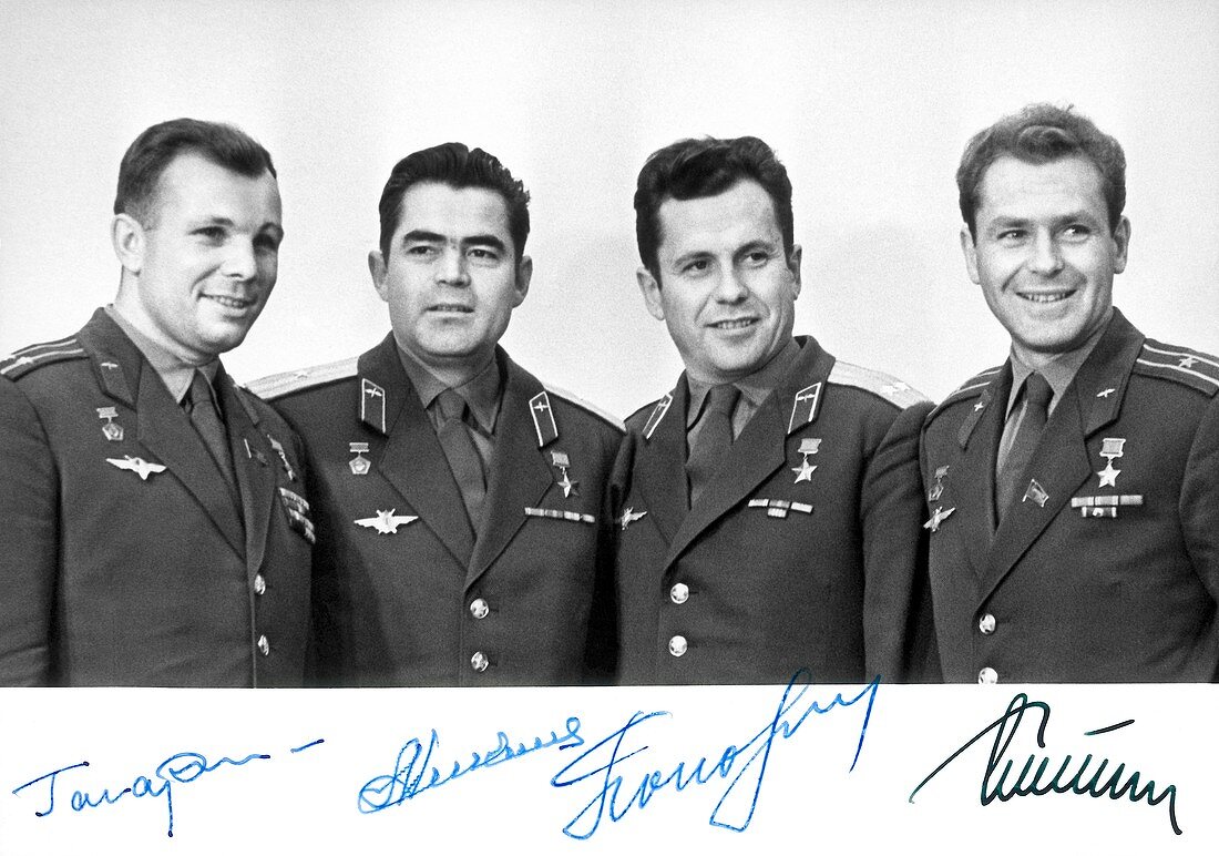 Soviet Vostok cosmonauts,1960s