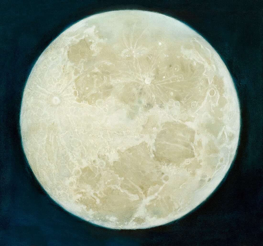 Full Moon drawn by John Russell
