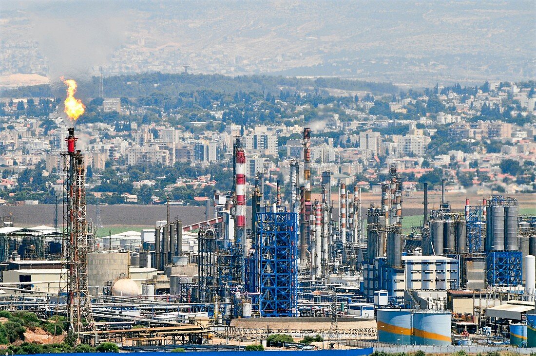 Haifa petrochemical plant