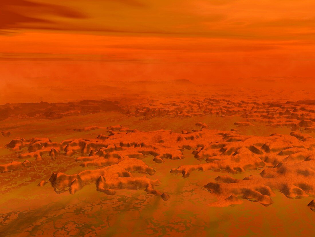 Titan's surface,artwork