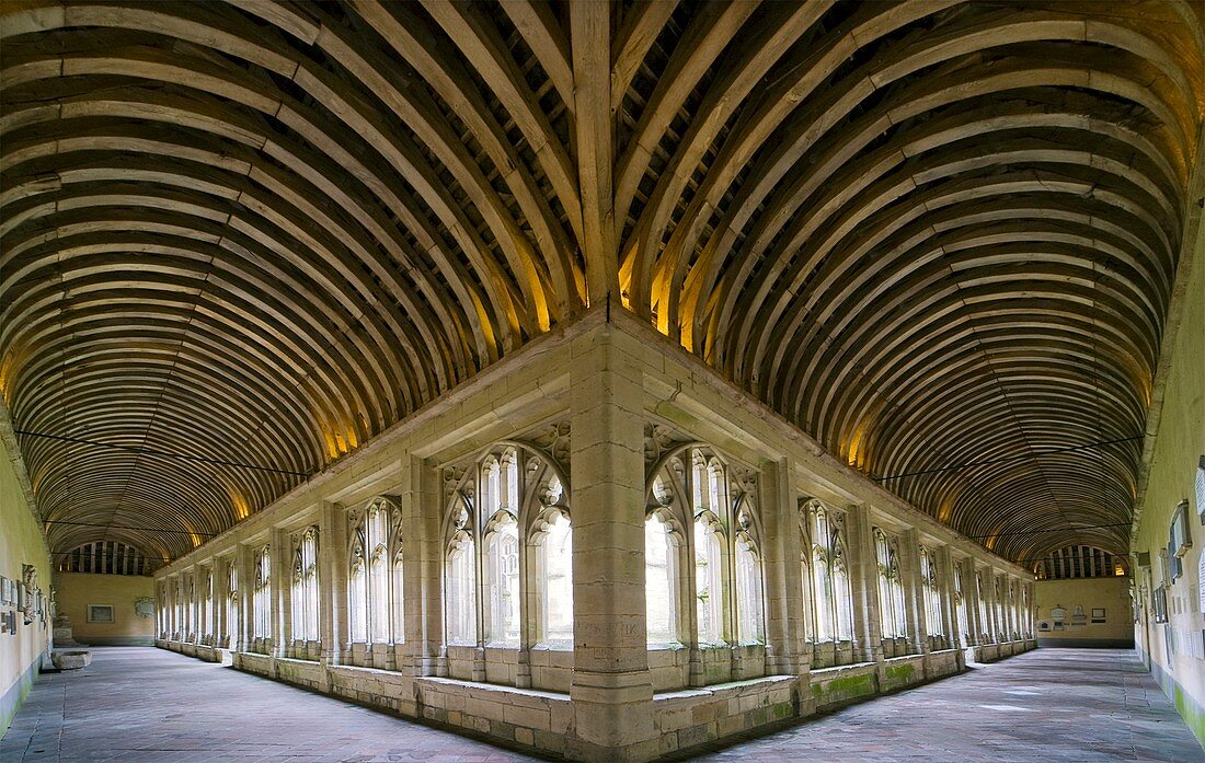 Winchester College cloister arcades