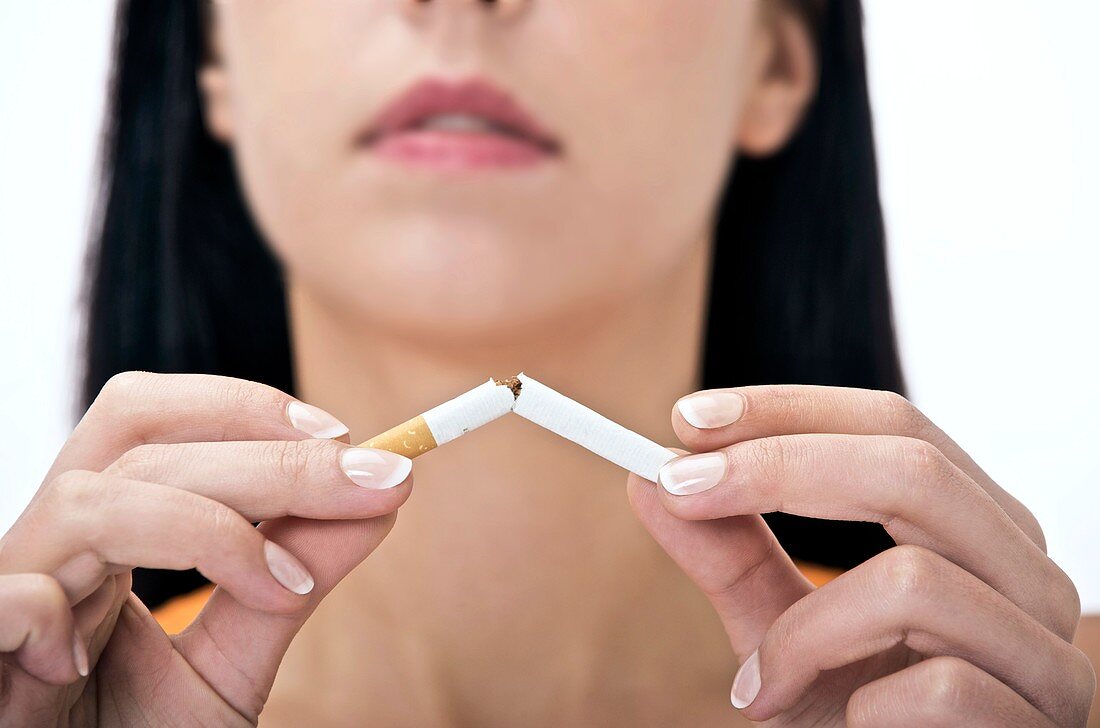 Quitting smoking,conceptual image