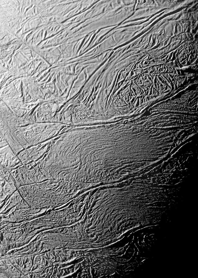 Enceladus' surface,Cassini image