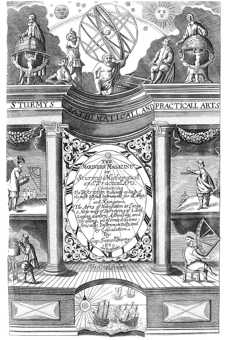 Mariners Magazine title page,1669