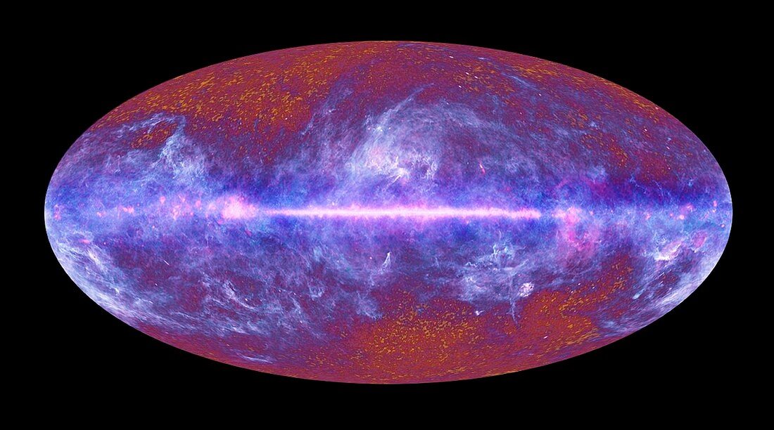 Planck observatory full-sky image