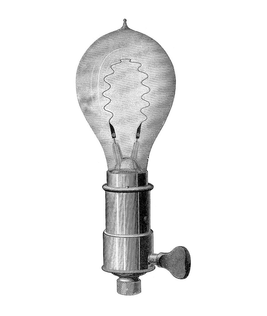 Light bulb,historical artwork