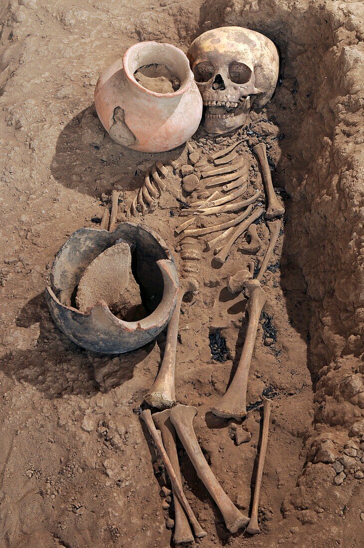 Ancient Peruvian burial
