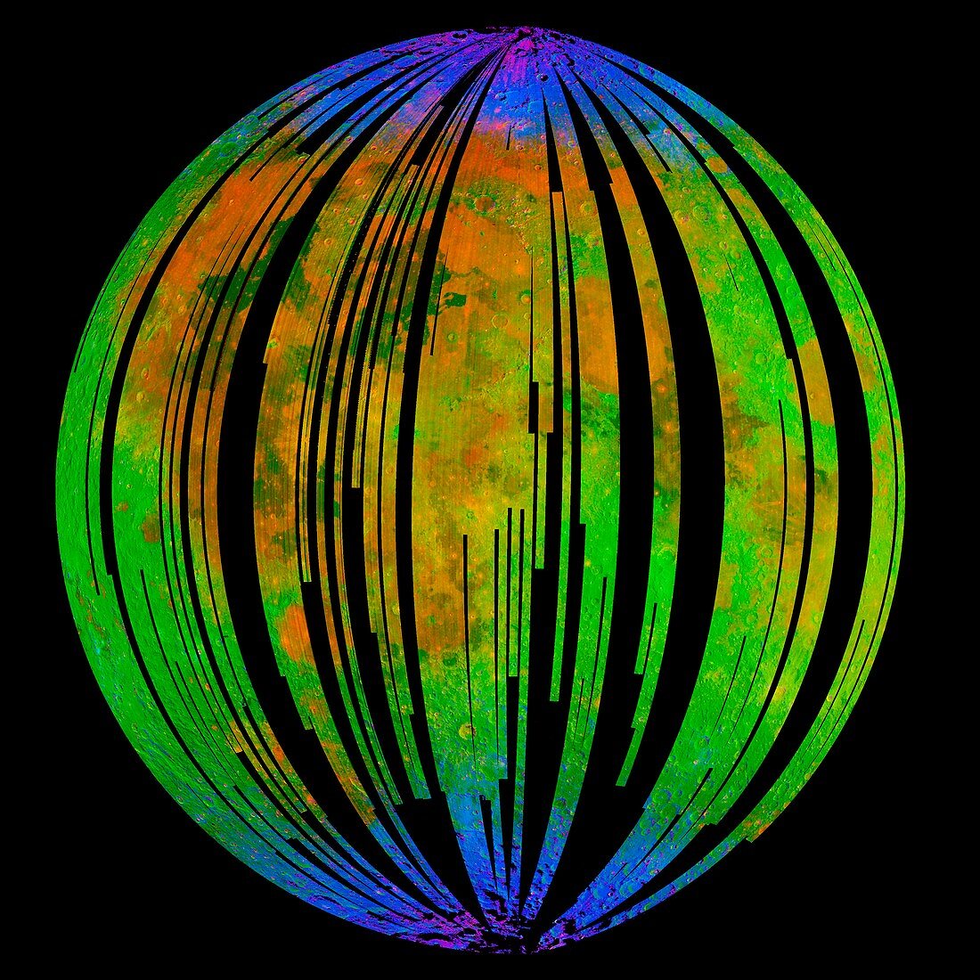 Moon Mineralogy Mapper image