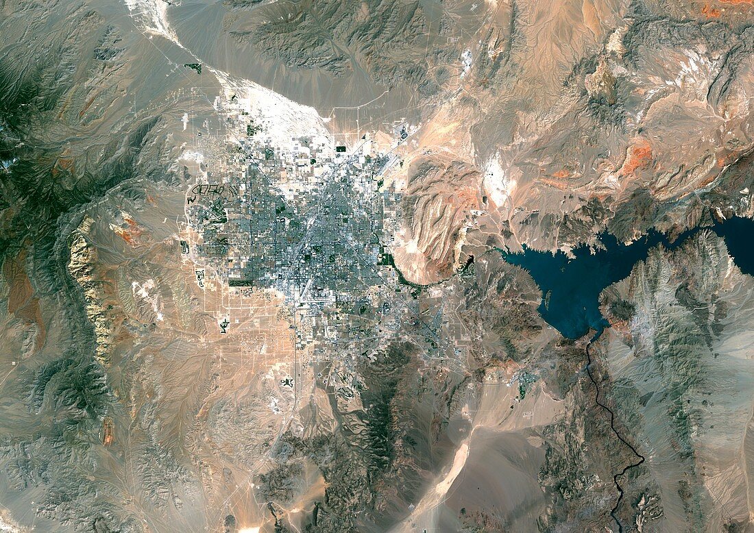Las Vegas,satellite image,2000