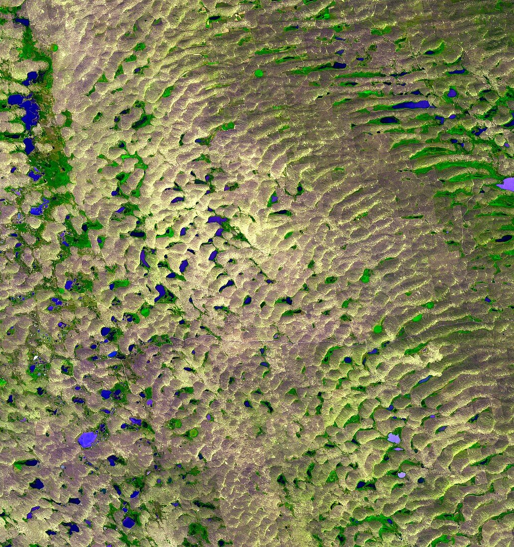 Sand Hills,Nebraska,satellite image