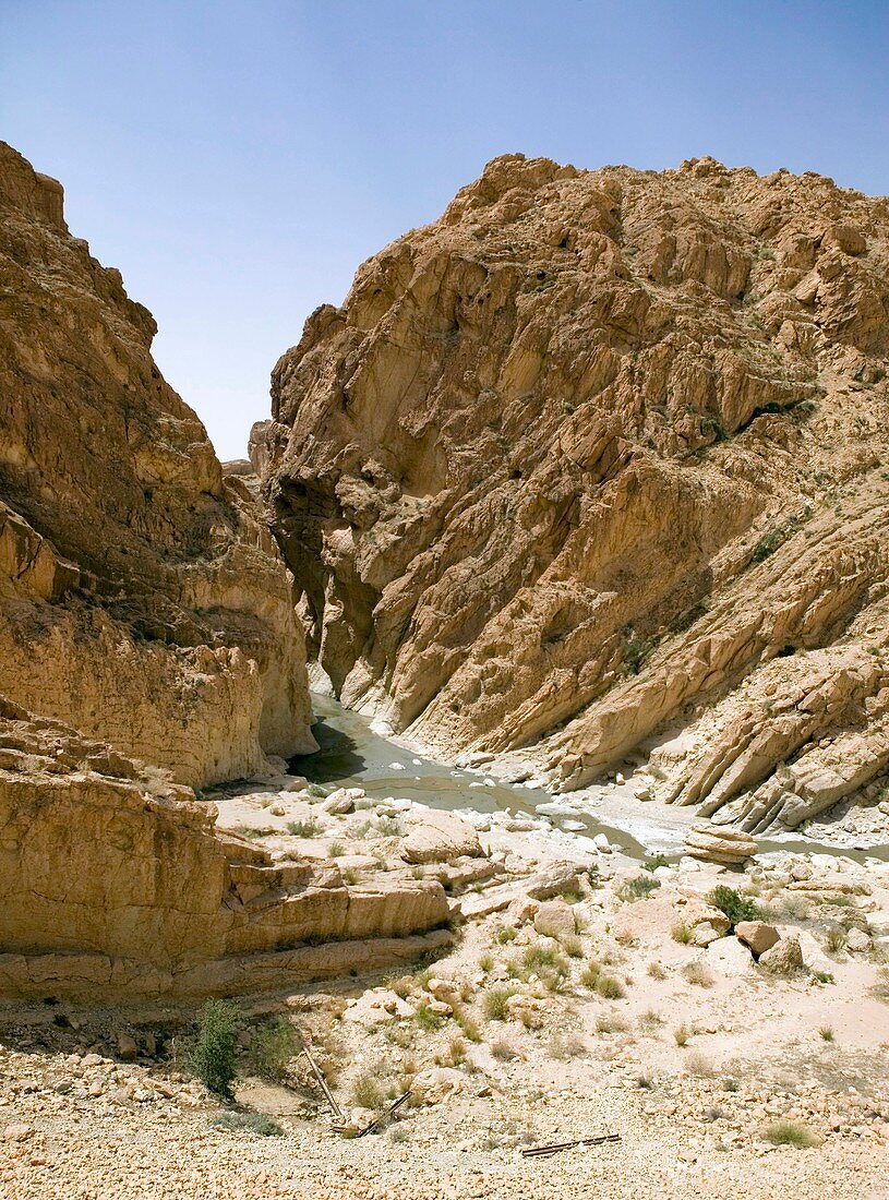 Desert valley,Tunisia