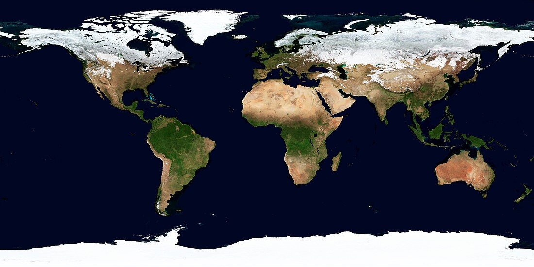 World map,December 2004