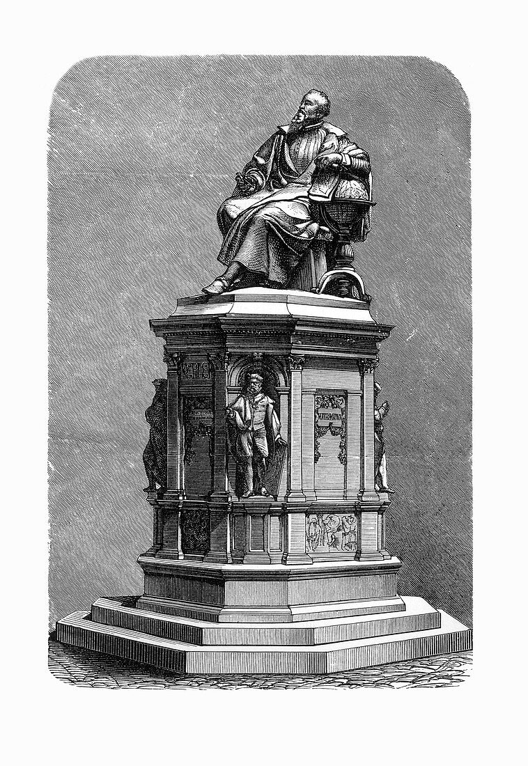Johannes Kepler monument,artwork