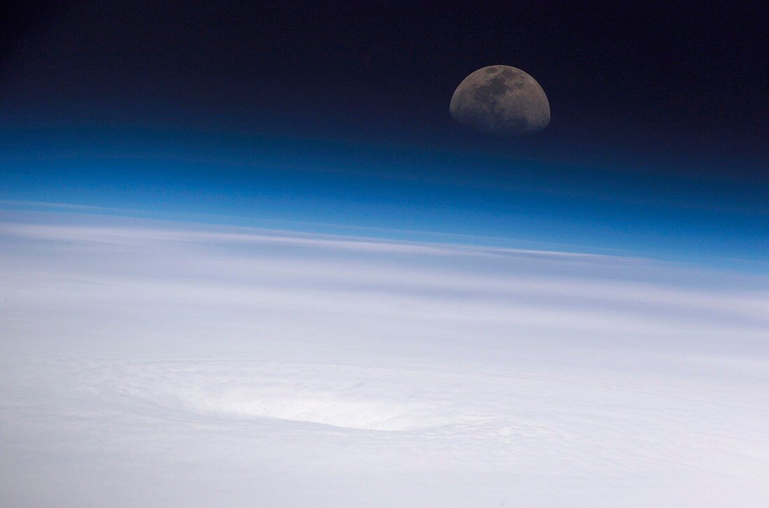 Hurricane Emily,ISS image