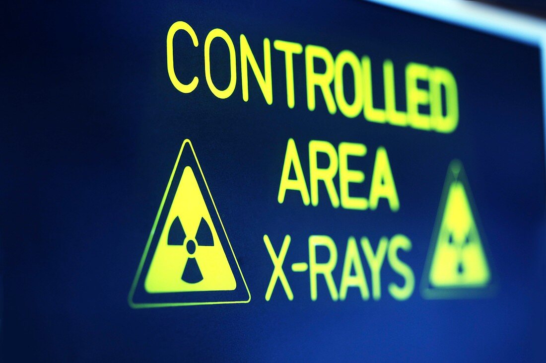 Radiation warning signs