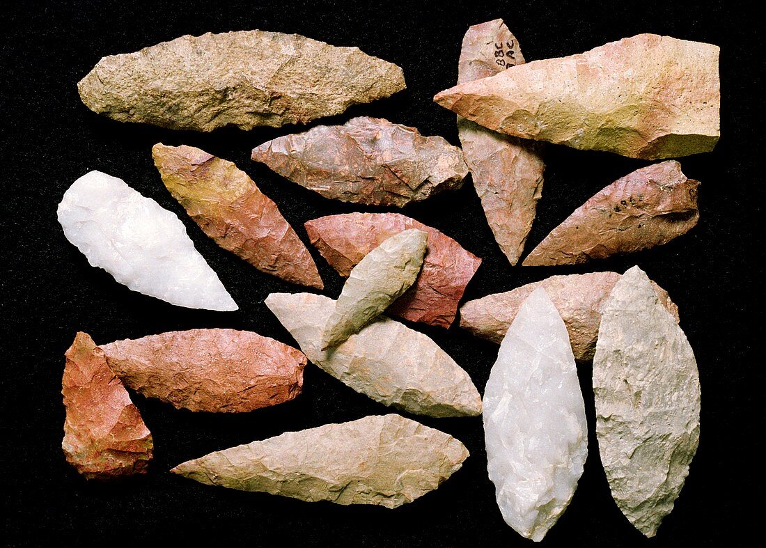Stone Age blade fragments
