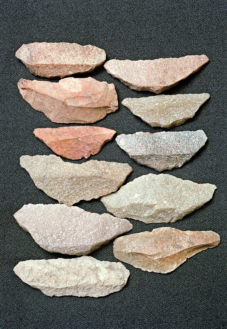 Stone Age stone fragments