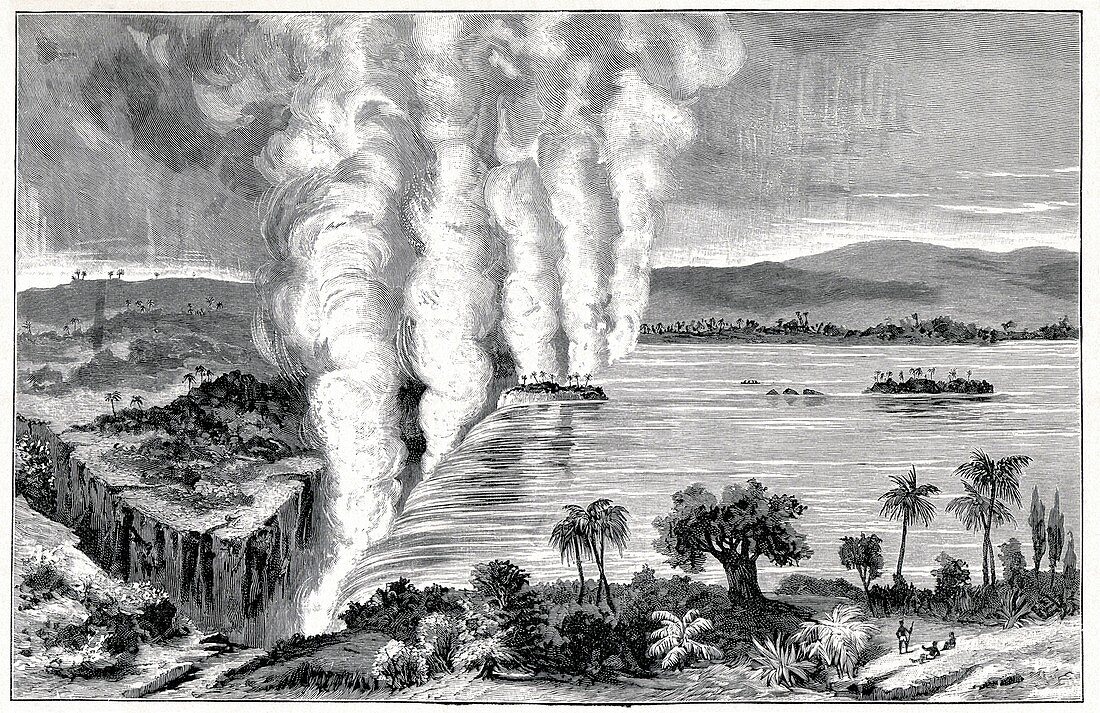 Victoria Falls,19th century