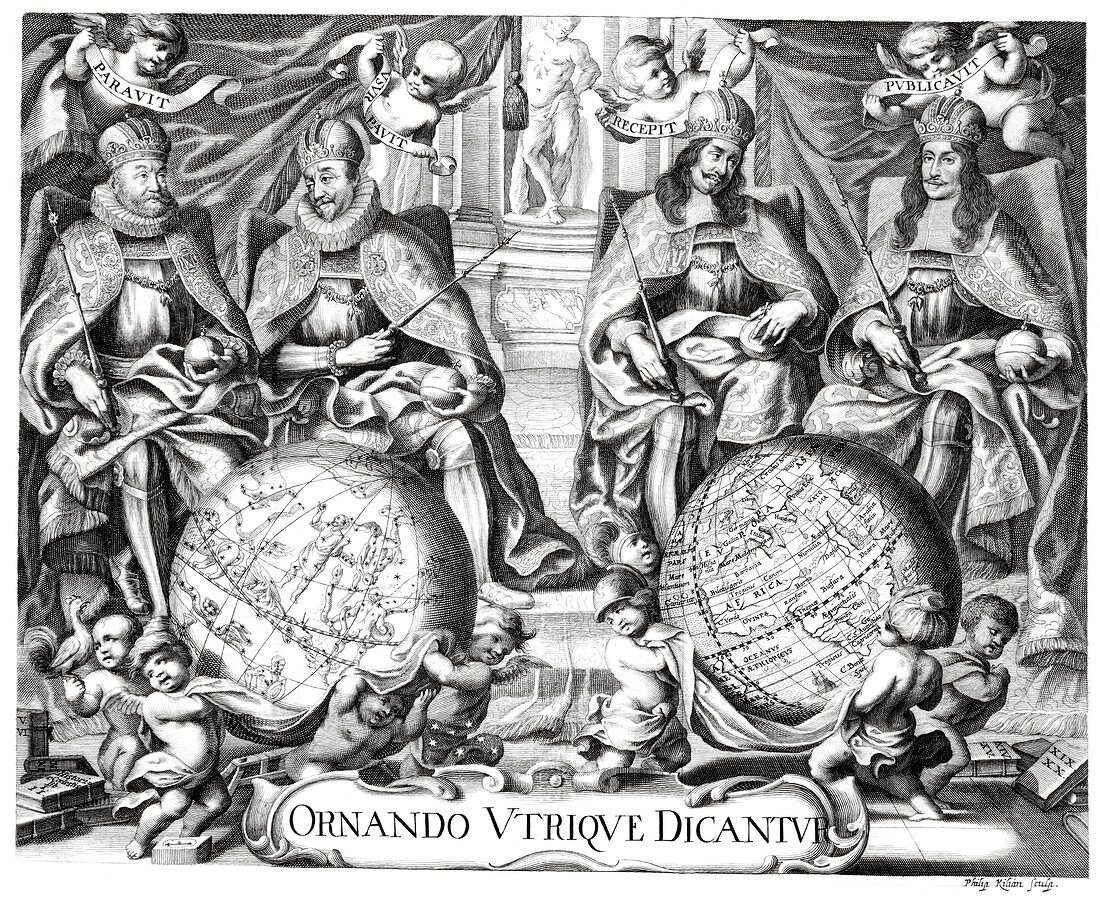 Historia Coelestis frontispiece,1666