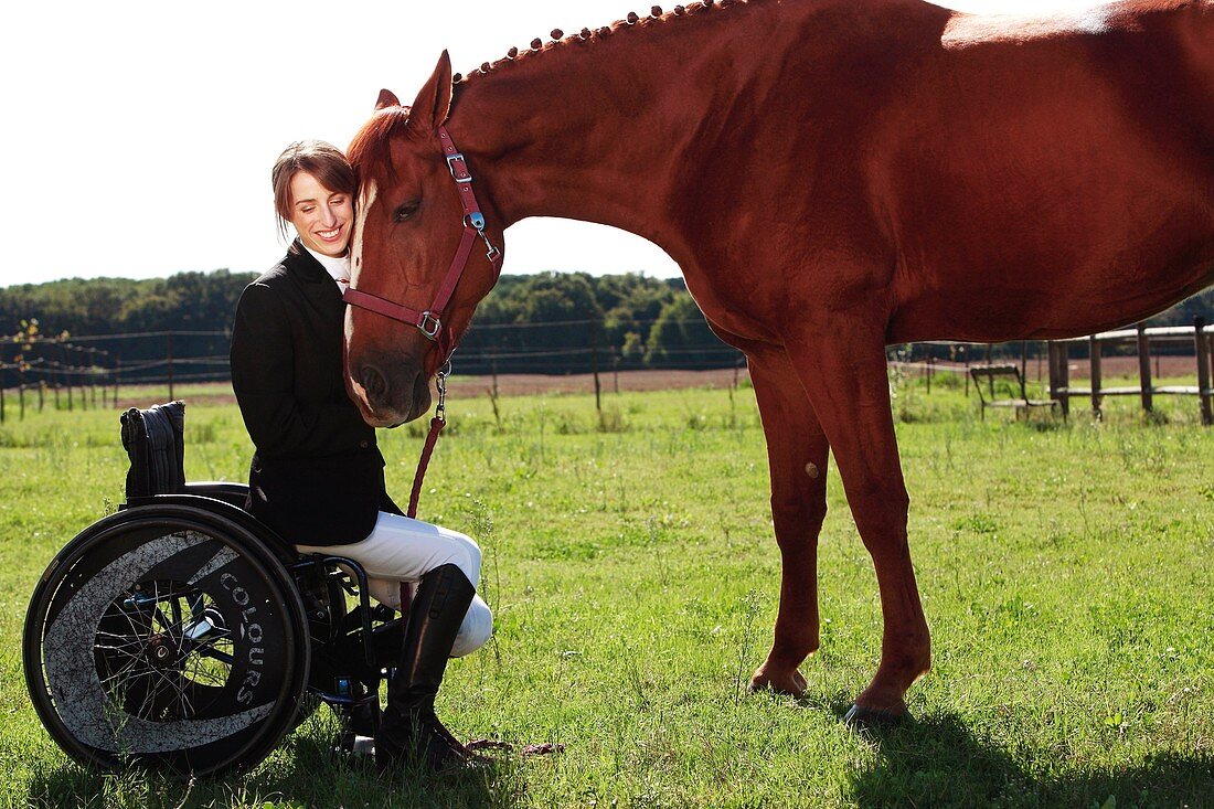 Disabled equestrian