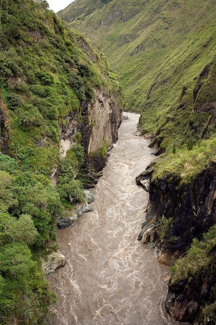 Pastaza river gorge,Ecuador