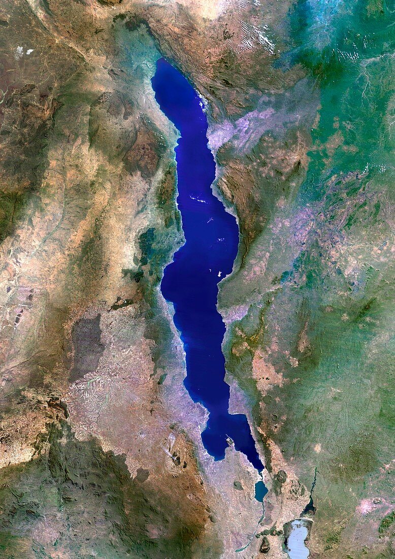Lake Malawi,satellite image
