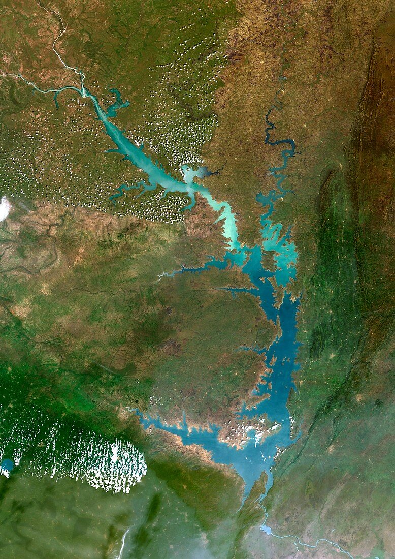 Lake Volta,satellite image