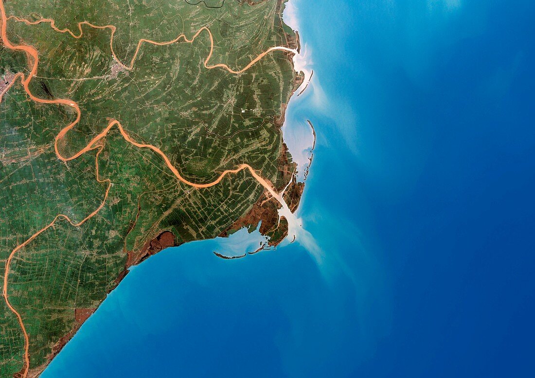 Red River Delta,satellite image