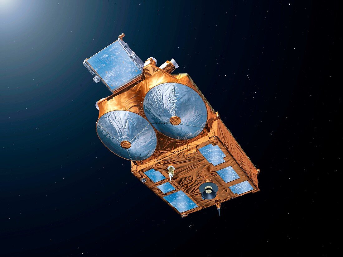 Cryosat-2 satellite,artwork