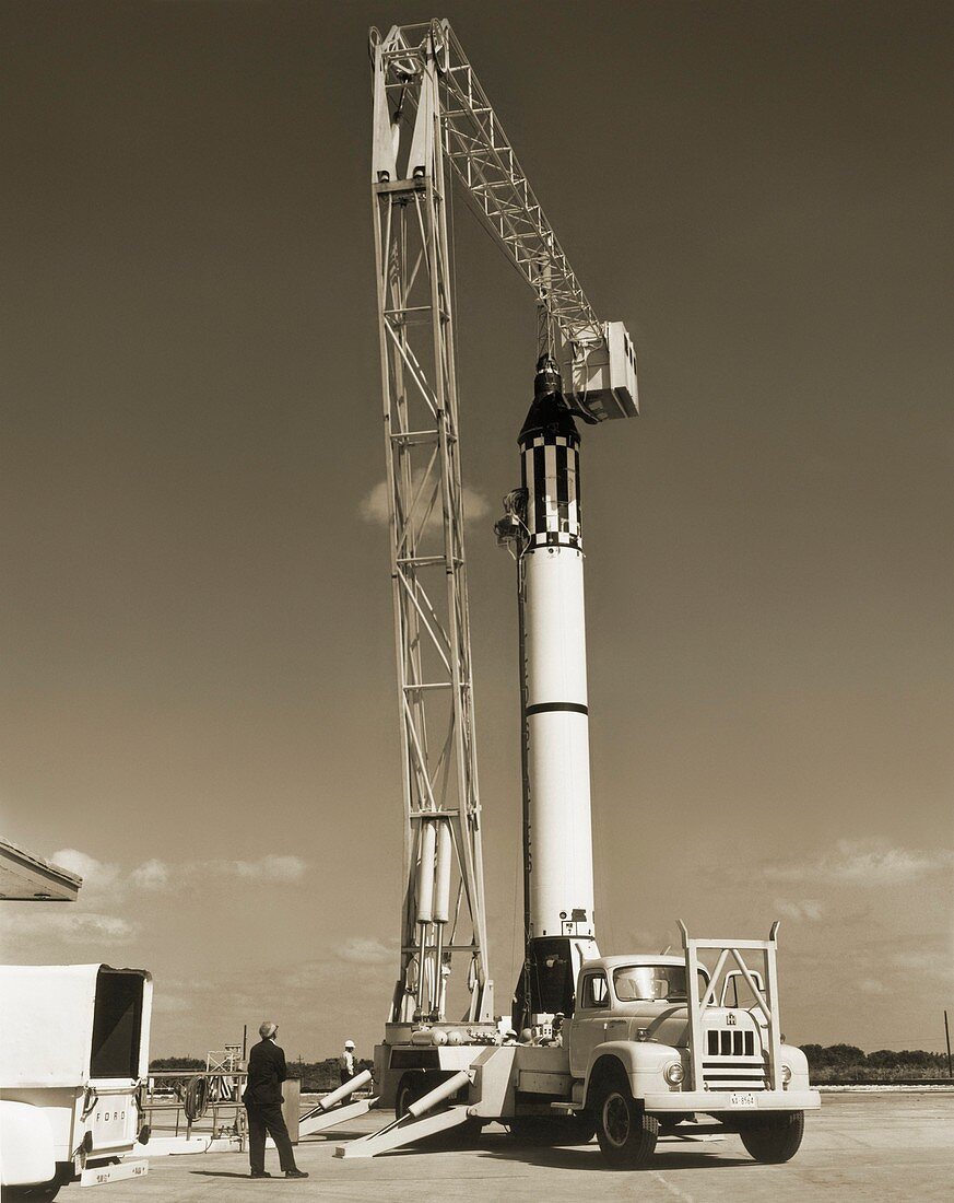 First US manned space flight,1961