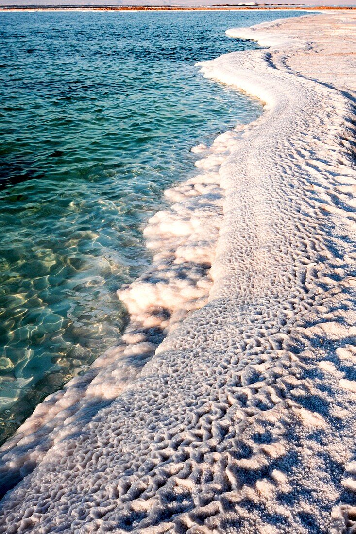 Dead Sea salt formation