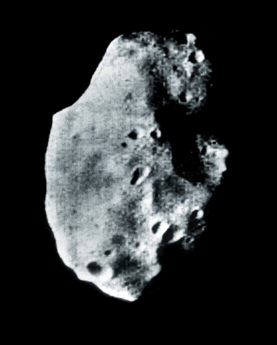 Phobos,Martian moon,satellite image