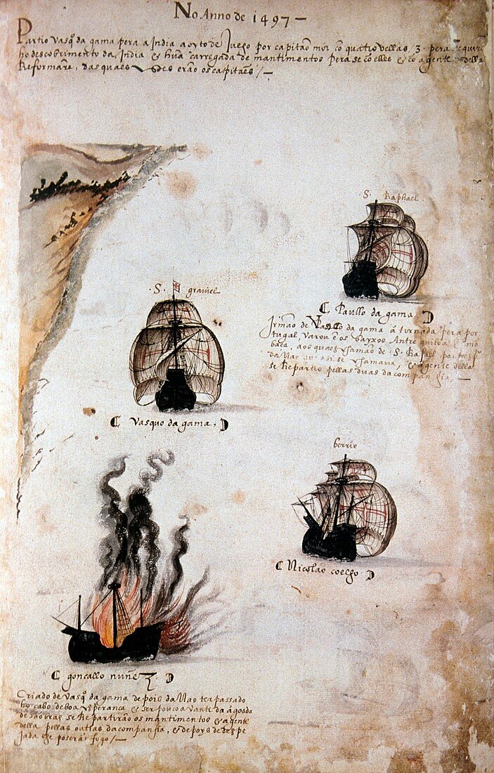Vasco da Gama's fleet of 1497