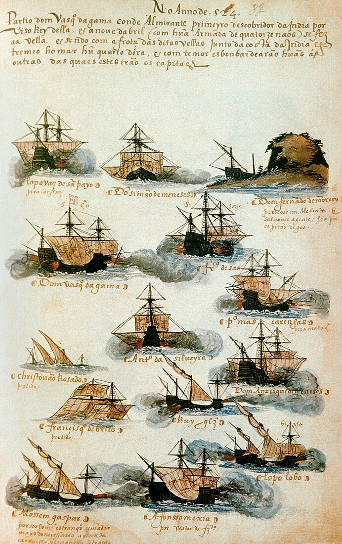 Vasco da Gama's armada of 1524