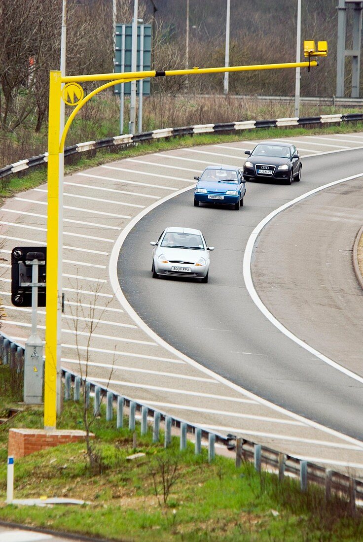 Motorway speed camera