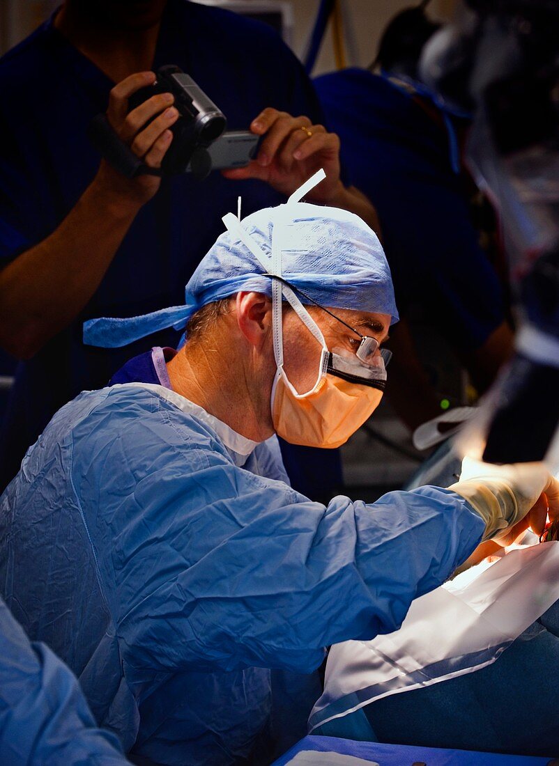 Video recording surgical procedure