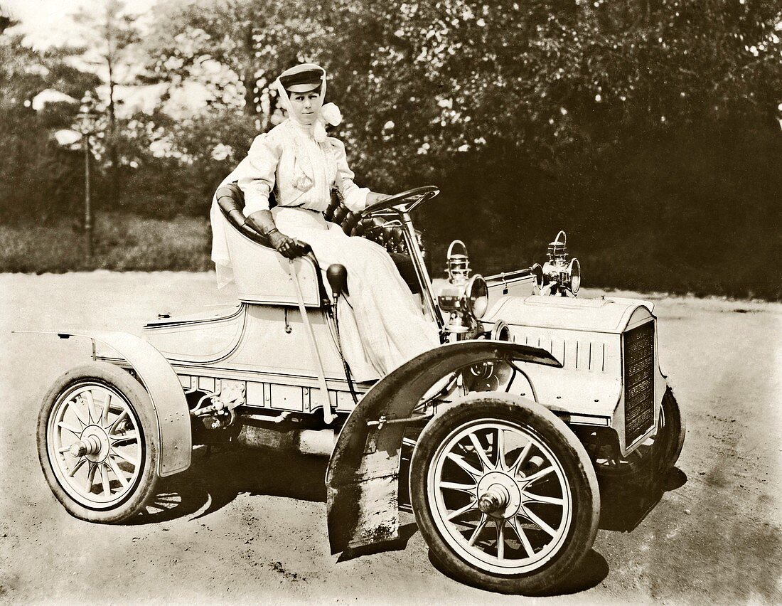 Early car,1908 Cadillac