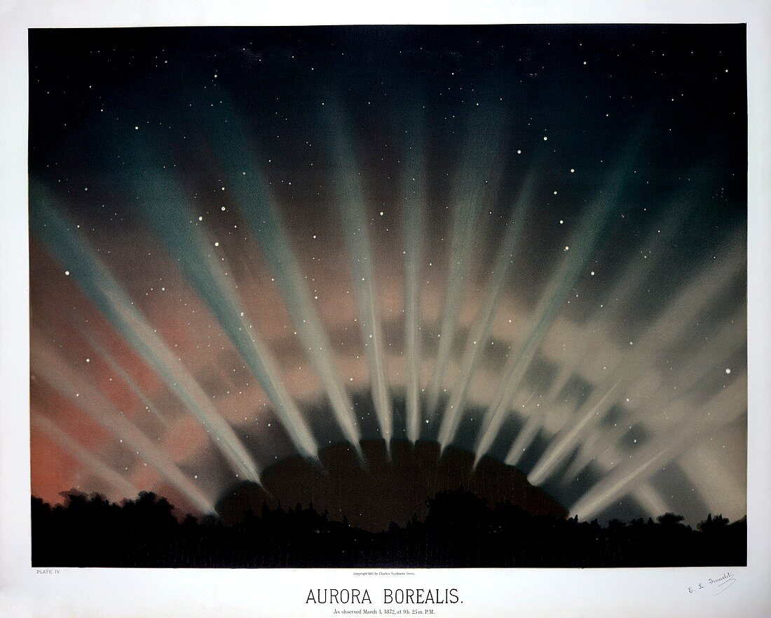 Aurora borealis,1872