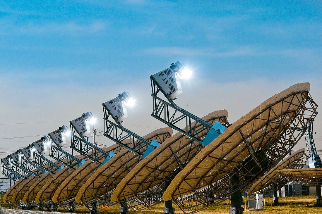 Concentrating solar power plant