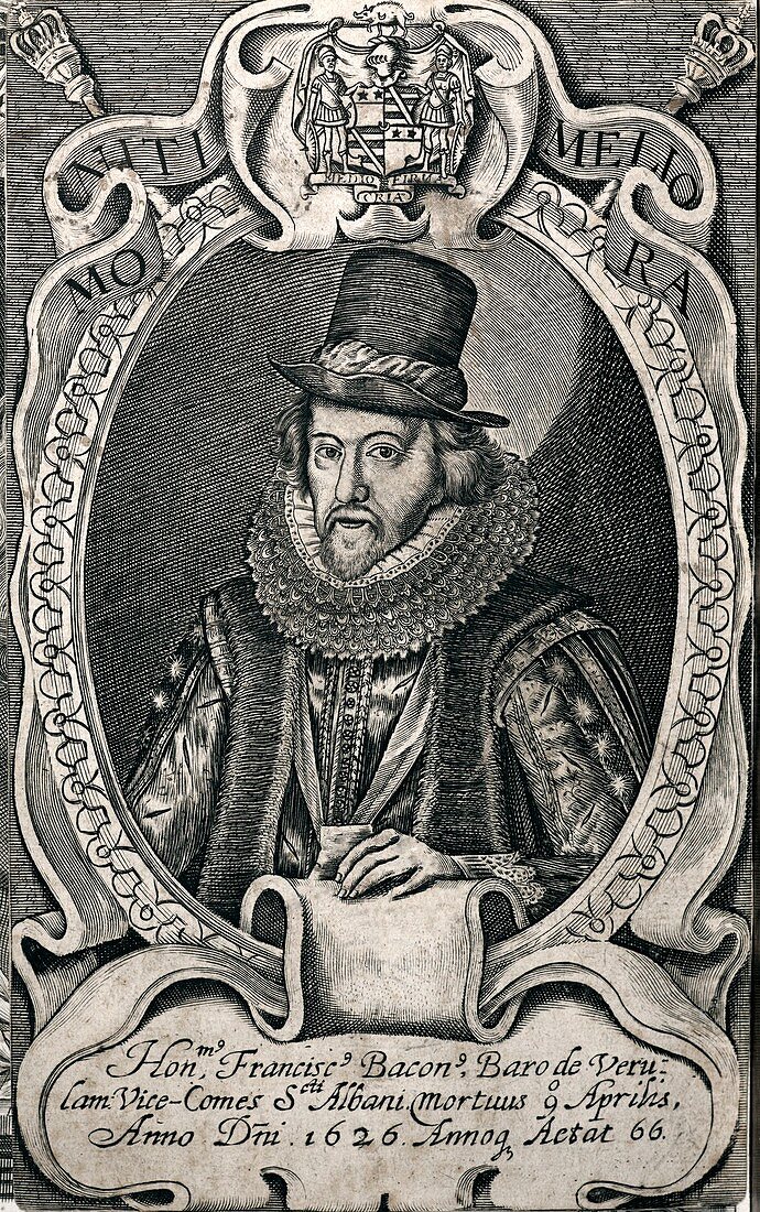 1626 Francis Bacon Portrait Philosopher