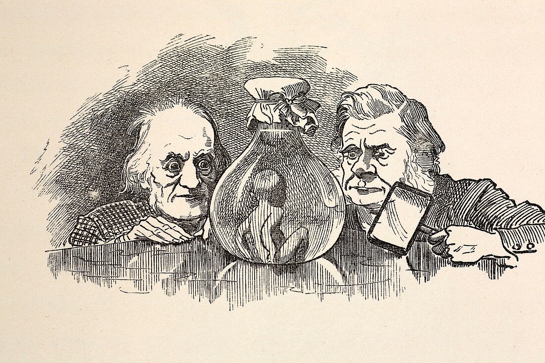 1885 Richard Owen,T.H. Huxley,waterbaby